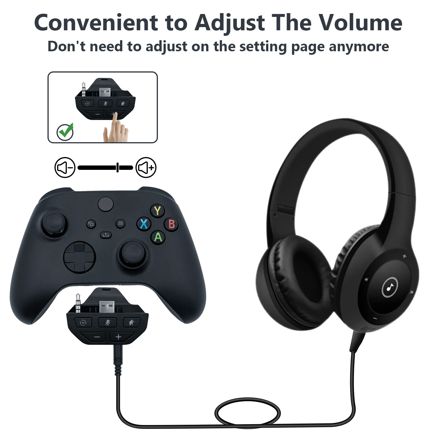 Sound Enhancer Adapter for Xbox One 3.5mm, Series S/X