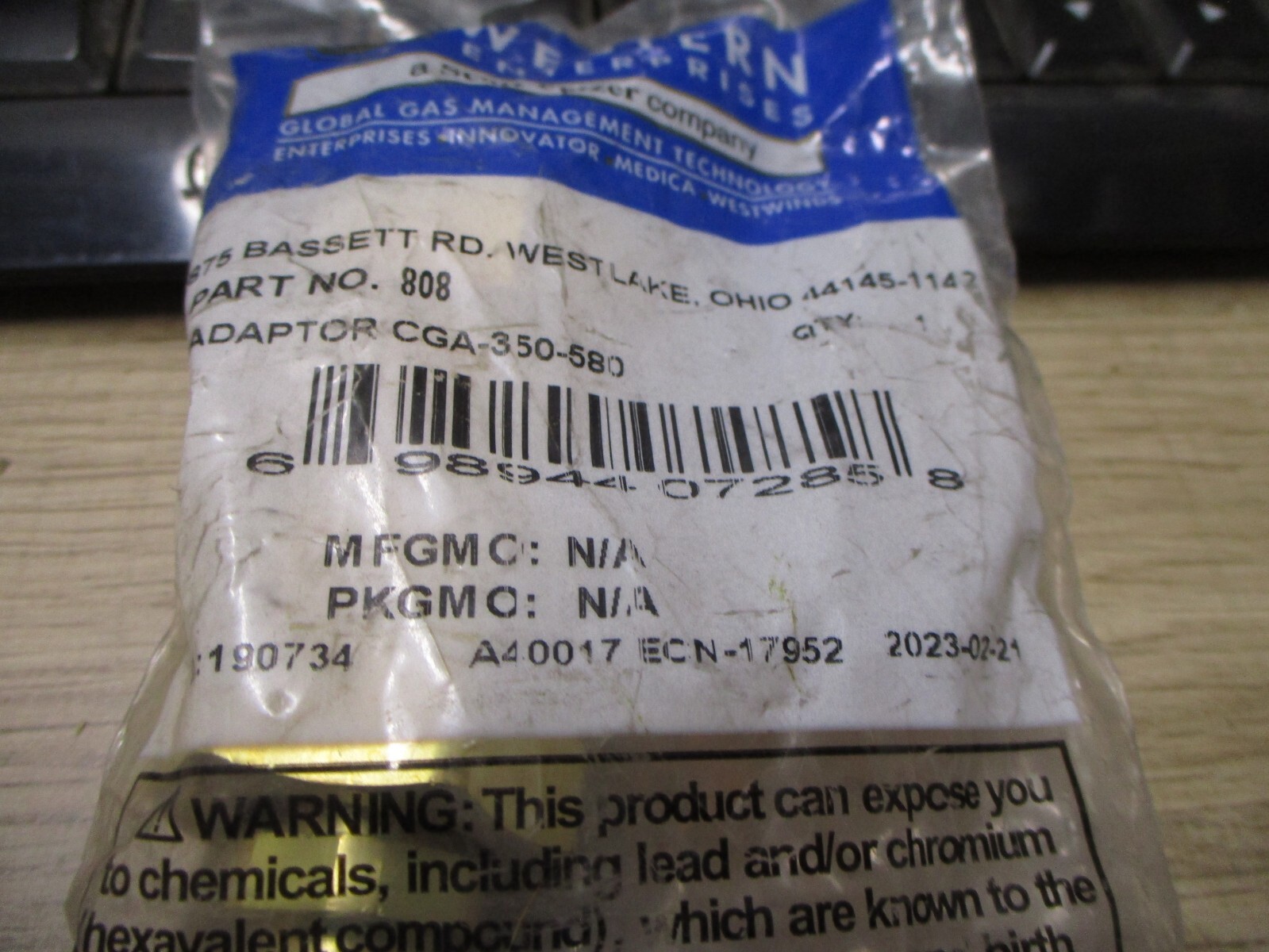 Western Enterprises 808 Adaptor