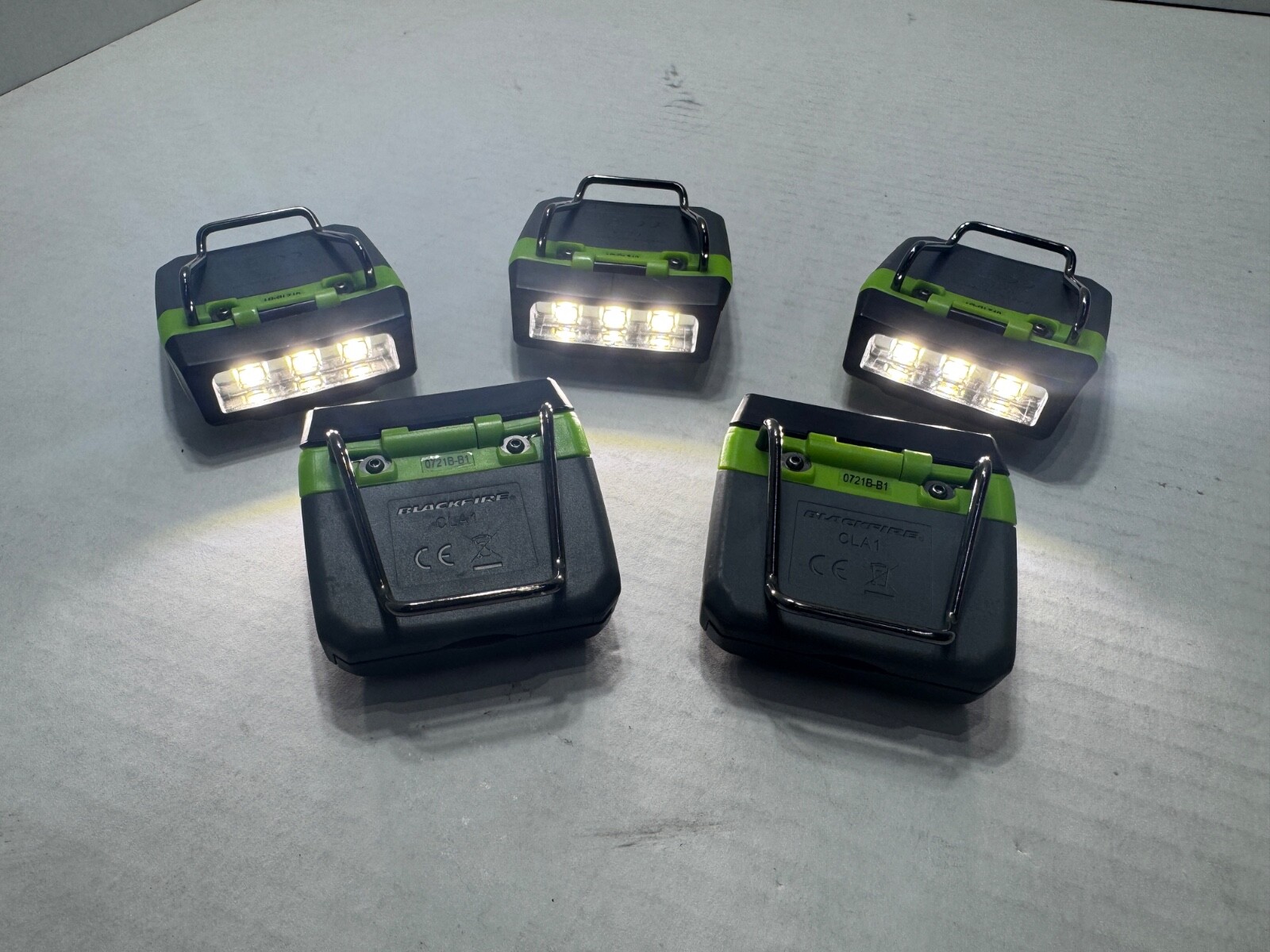 [5-PACK] KLEIN TOOLS BLACKFIRE [CLA1] HEADLAMP MINI LED CAP CLIP-ON LIGHT