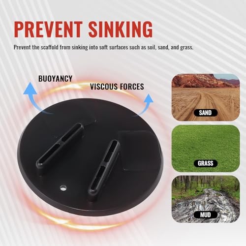 Jiffy Stand Coaster - 2PCS Universal Motorcycle Kickstand Pad - Motorcycle Stand
