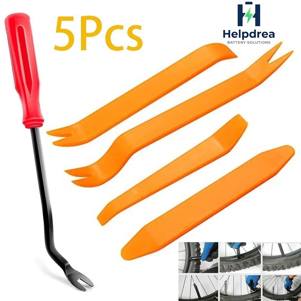 5Pcs Bicycle Tire Levers Tire Lever Tyre Remover Clamp Mountain Bike Repair Tool