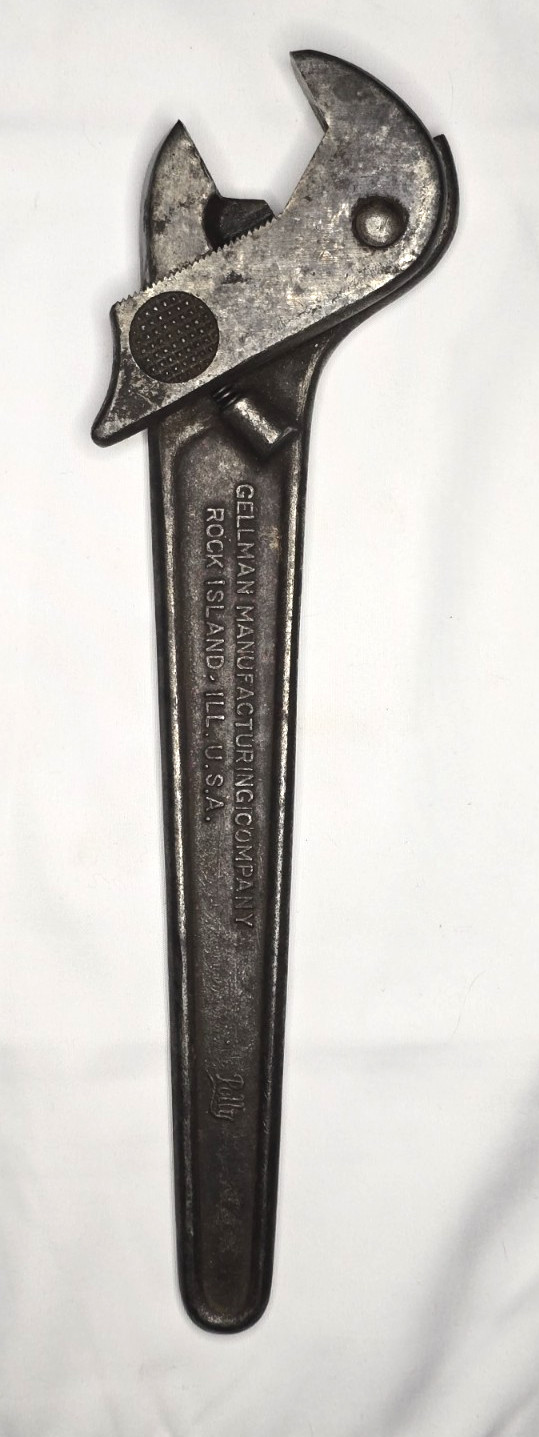 Polly 12 Inch Adjustable Wrench No 121 Gellman Wrench Company
