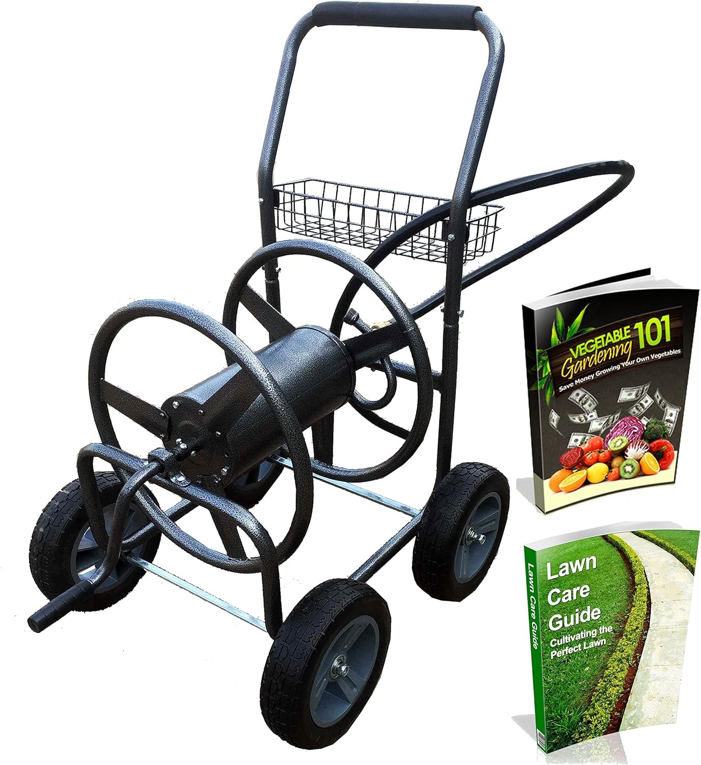 Hose Reel Cart 250FT Heavy Duty
