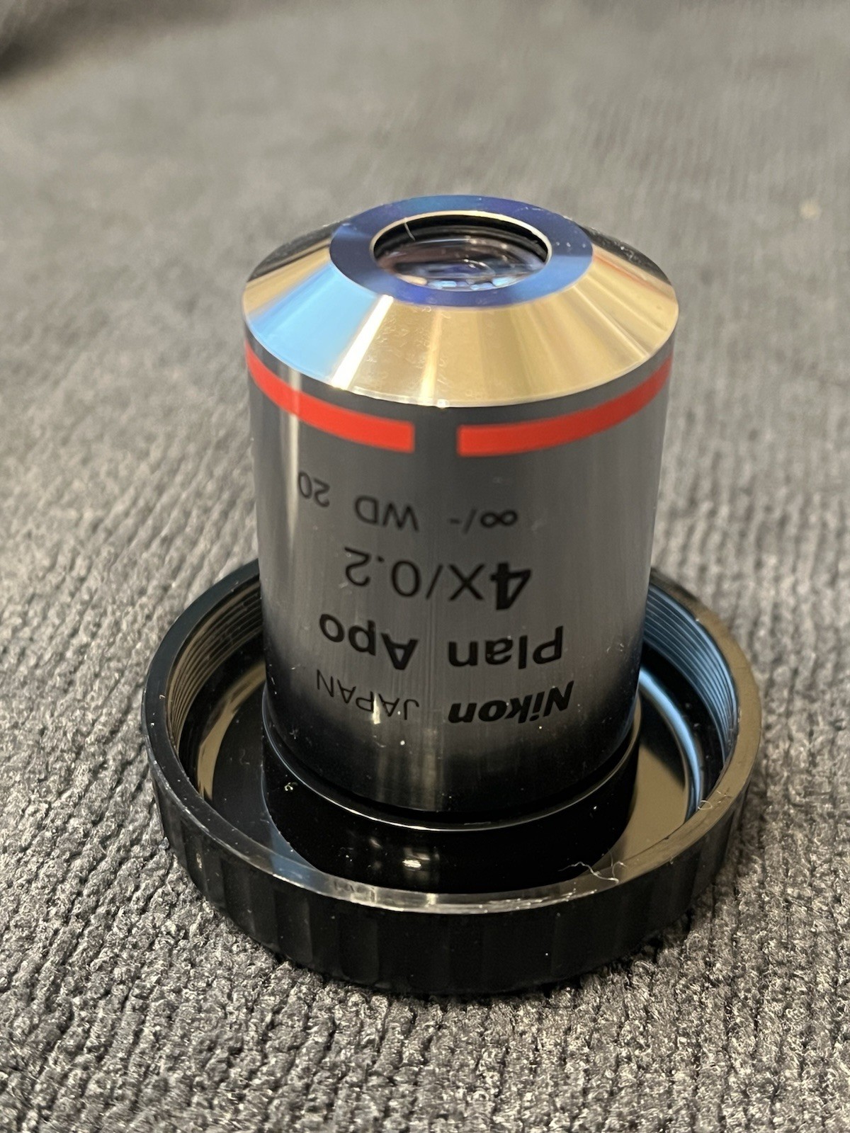 Nikon Plan Apo 4x 0.2 CFI Microscope Objective 25mm Thread