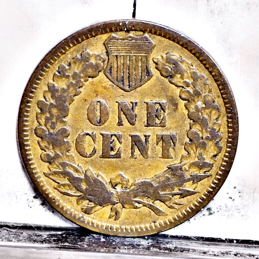 1879 Indian Cent - V Ch VF (#58967-L)