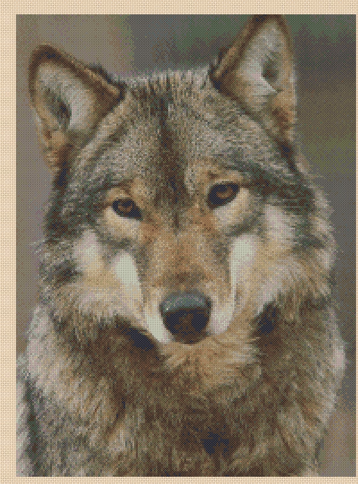 Wolf Counted Cross Stitch CHART No. 2-425/1