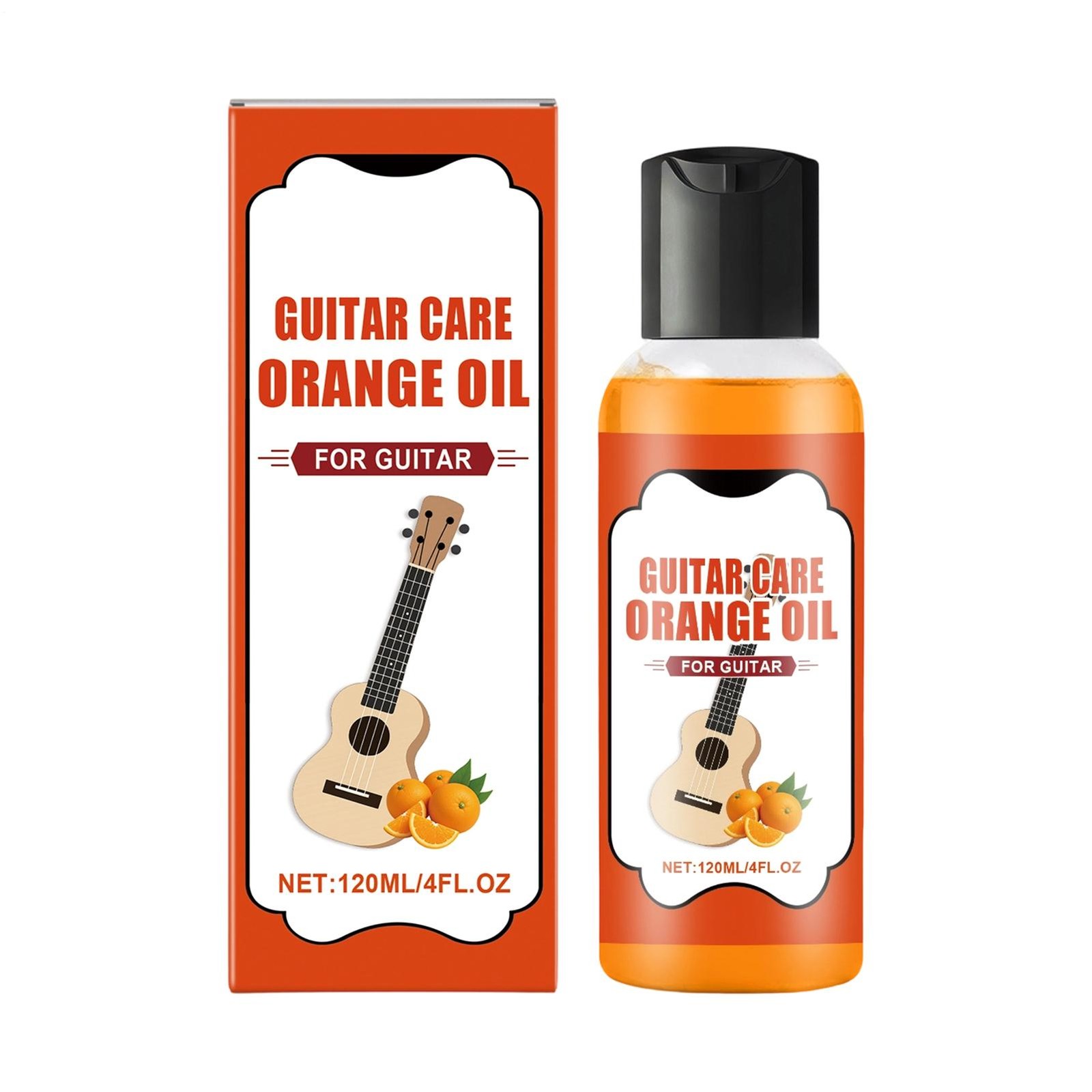 120ml Guitar Orange Oil For Guitar Fretboard For Ukulele Violin Banjo Mandolin