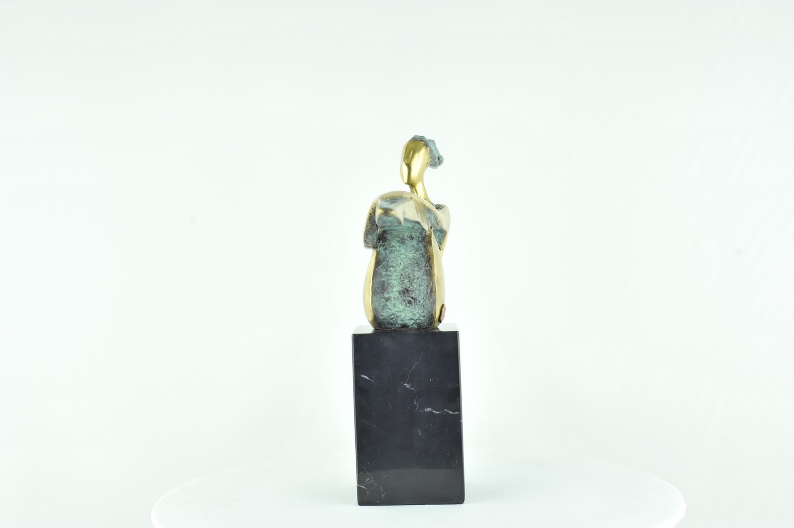 Modern Style Statue Sculpture Dancer Acrobat Art Deco Style Bronze Signed