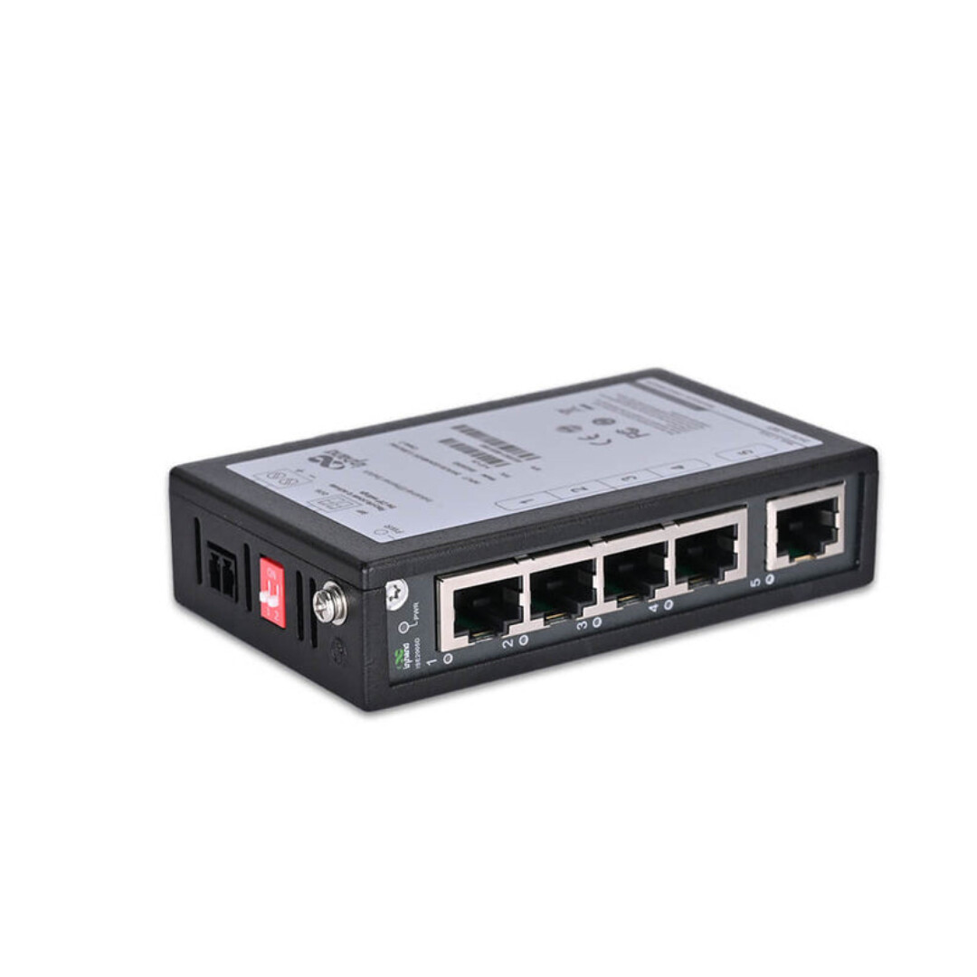 InHand Networks 5/8 Port Industrial Unmanaged Fast Ethernet/Giga DIN-Rail Switch