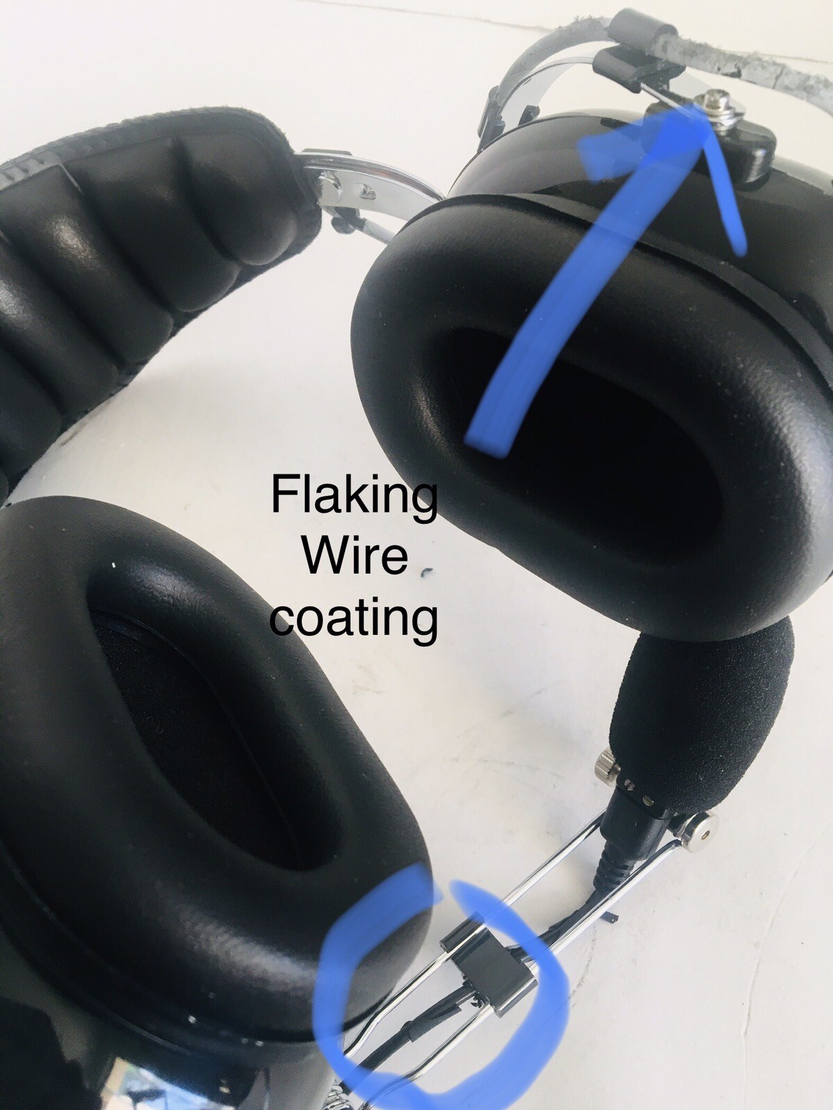 Aviation Headset Model HD 1000 with Microphone MPH 1200