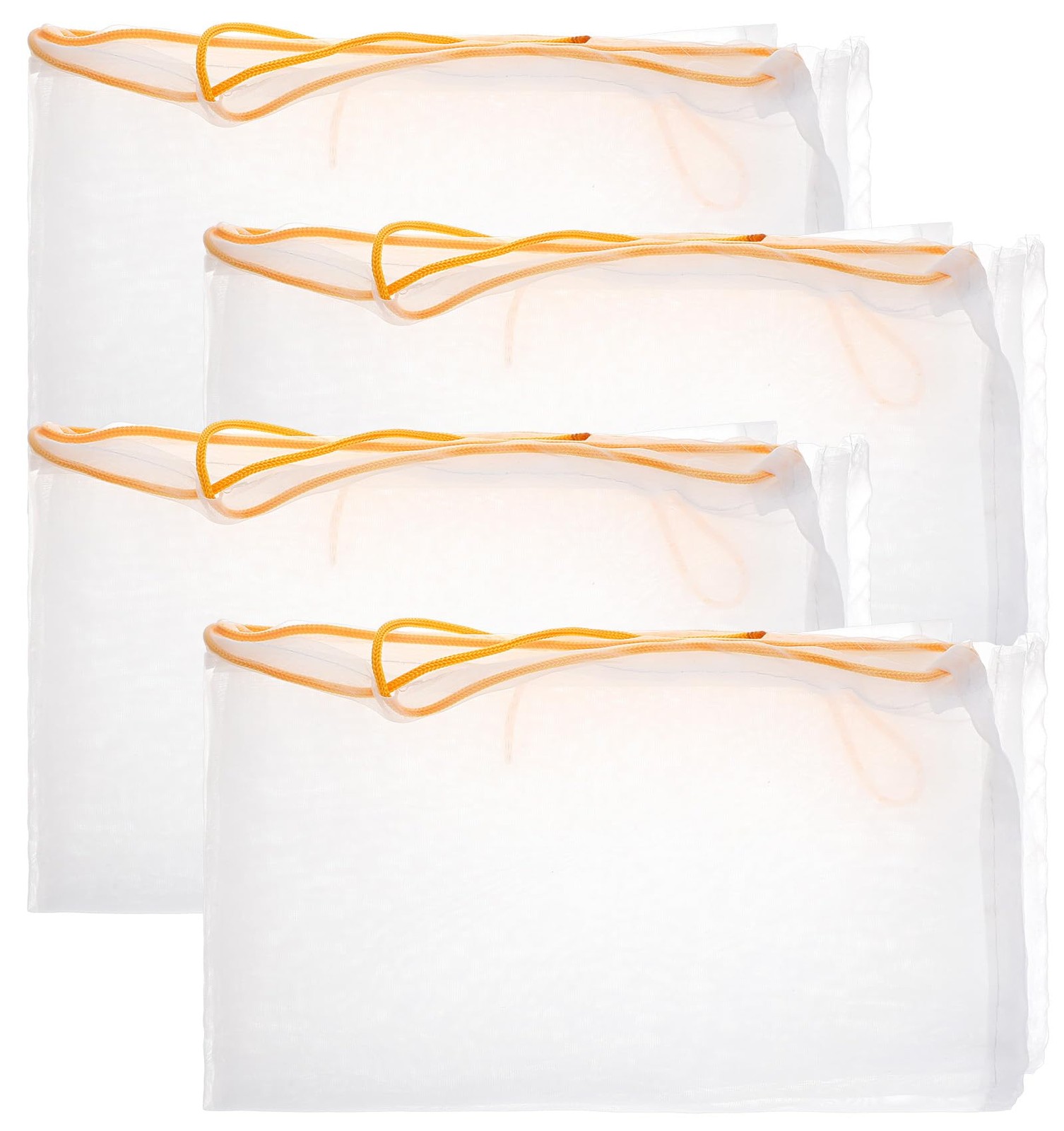 4 Pcs Cheesecloth Bags for Straining, Cheese Cloth Bag Ultra-Fine Reusable