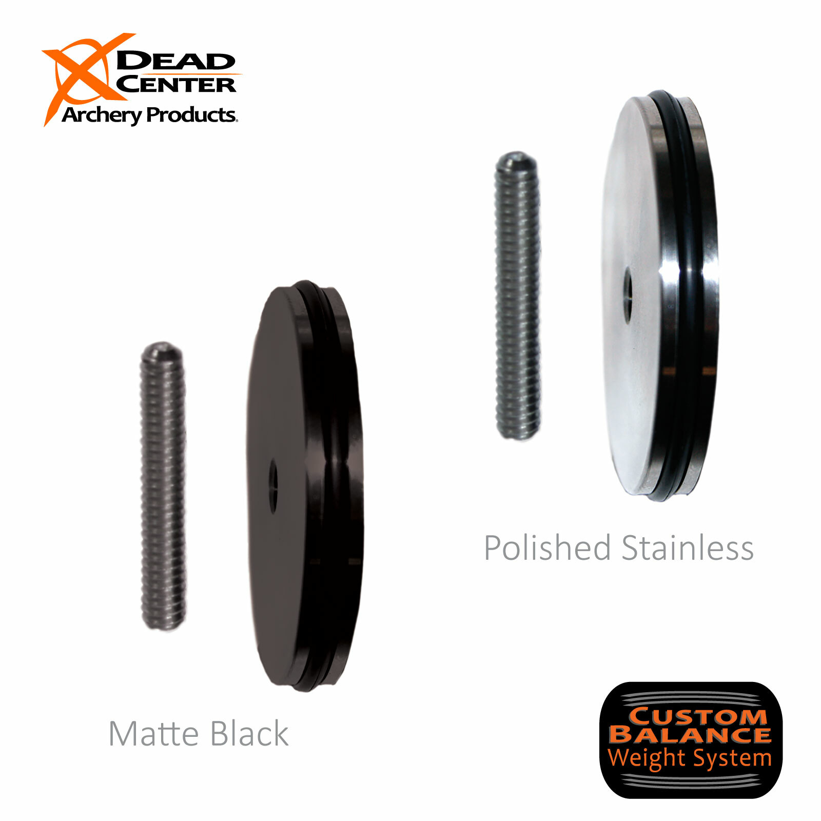 Dead Center Archery Products Stainless 3 oz. Weight XL 2" Diameter
