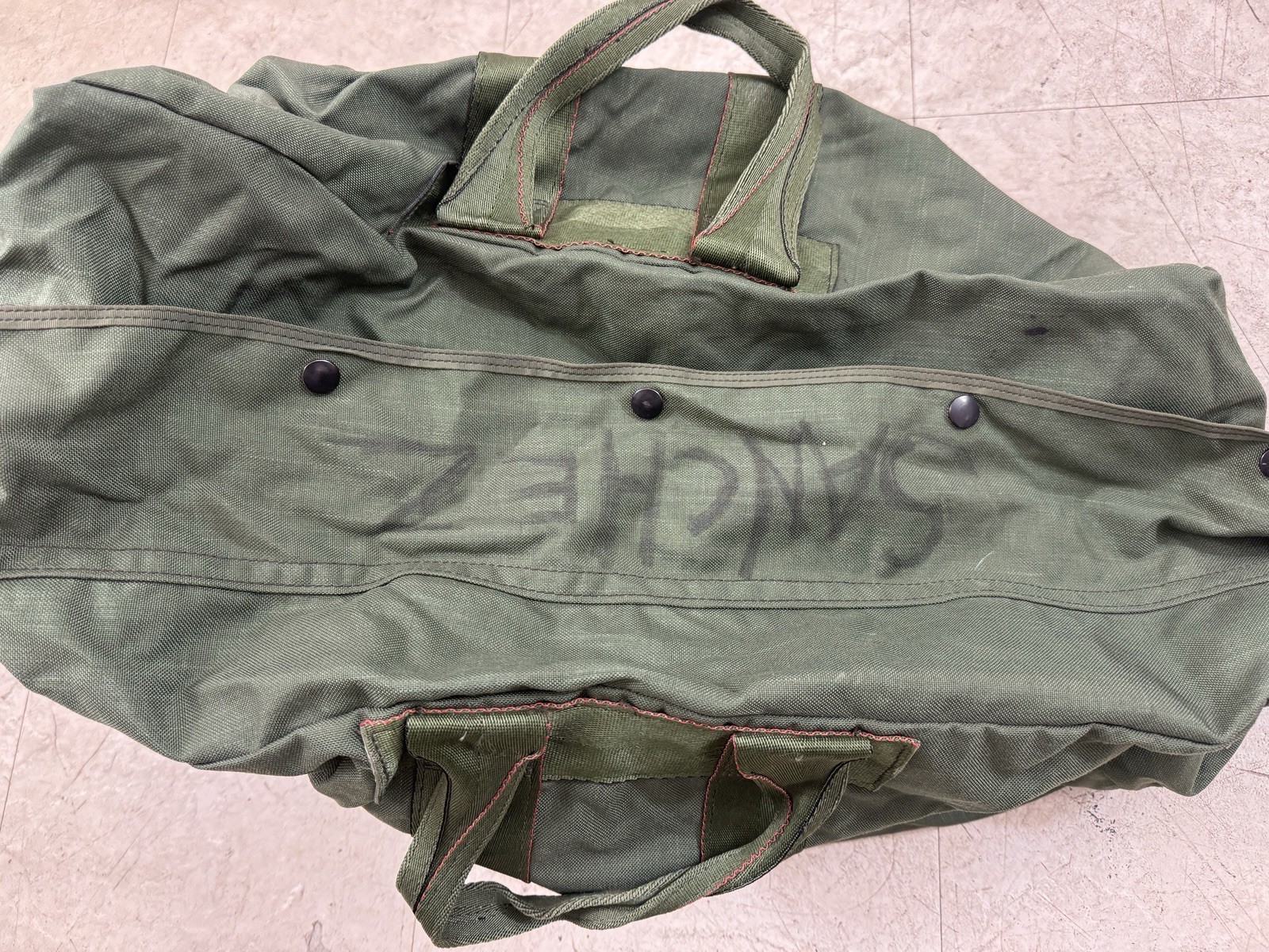 USAF Flyers Pilot Kit Bag 80s Nylon Air Force