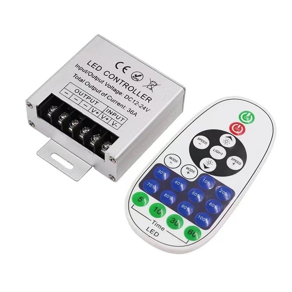 23 Button LED Controller Aluminum Enclosure DC12 to 24V 36A Load Support
