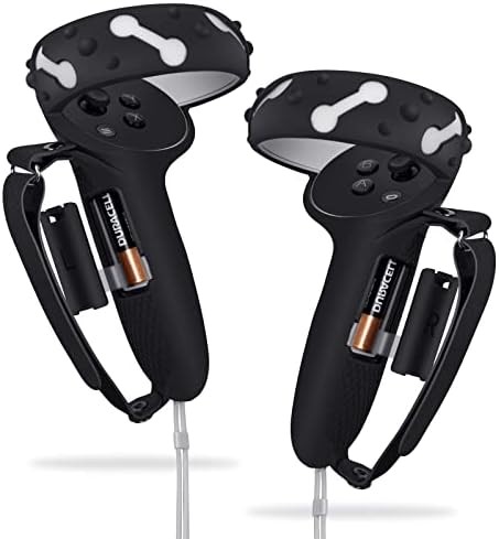 Controller Grips for Oculus Quest 2, Extended Silicone VR Grips Cover Protector