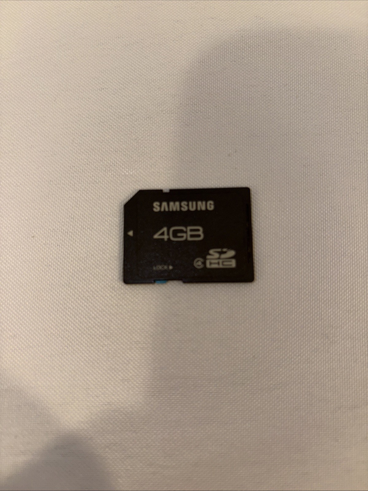 Samsung 4GB SDHC Memory Card For Digital Cameras.