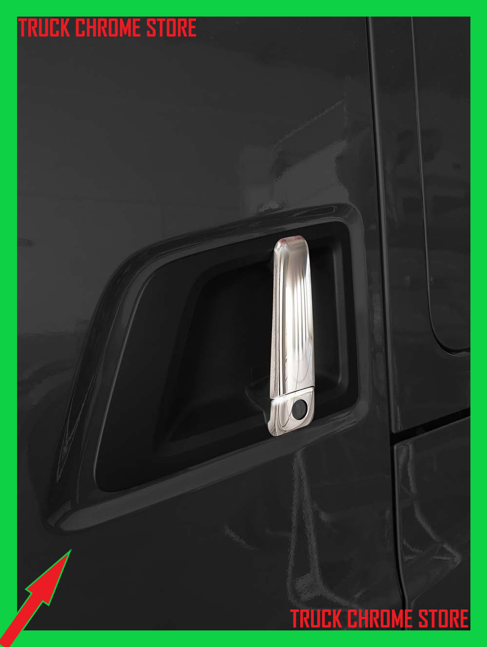 NG S/R 2017UP     DOOR HOLDER CHROME   Stainless Steel     1 SET.    Fits Scania