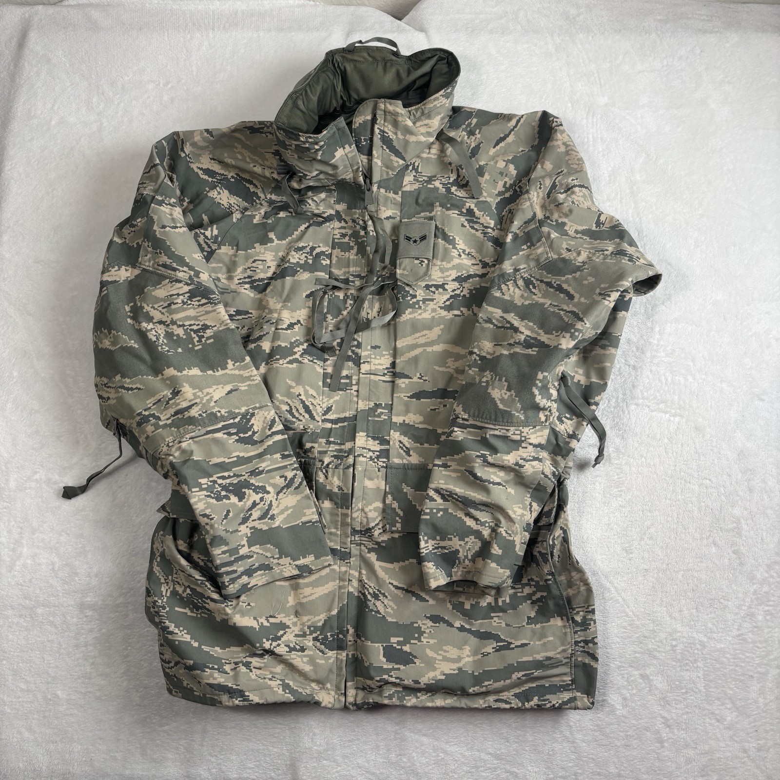 USGI USAF Valley Apparel Parka Camouflage Digital Jacket GoreTex Men's Medium