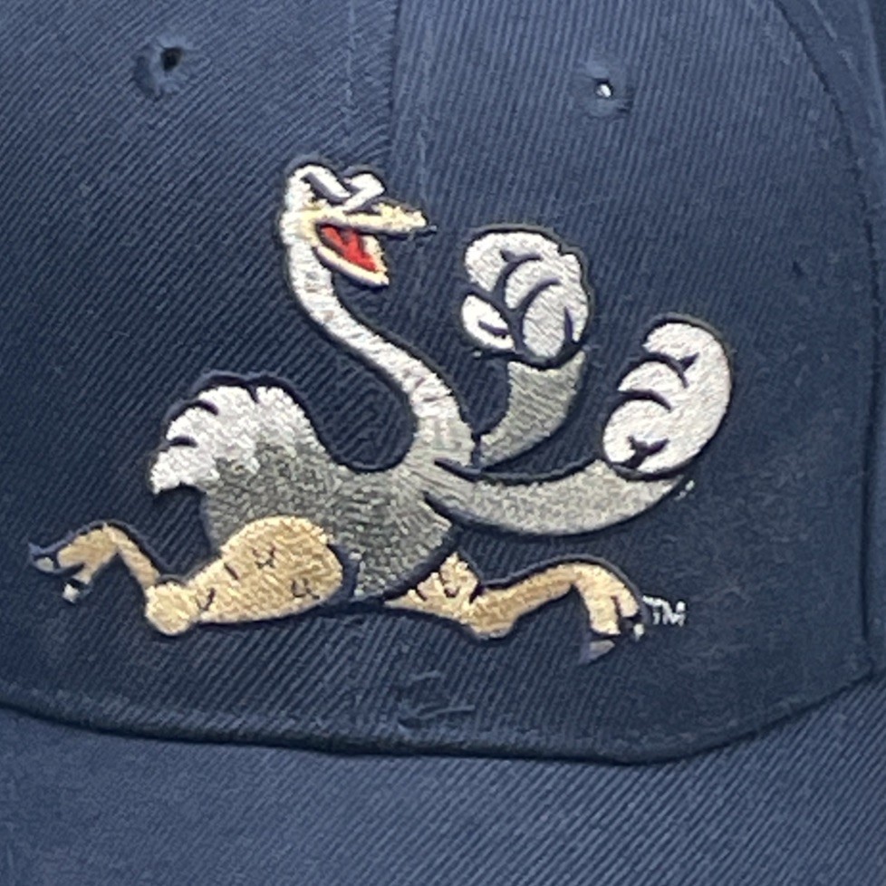 Fightin’ Phils Adjustable Hat Ostrich Game Cap One Sz Pepsi SGA Embroidered Blue