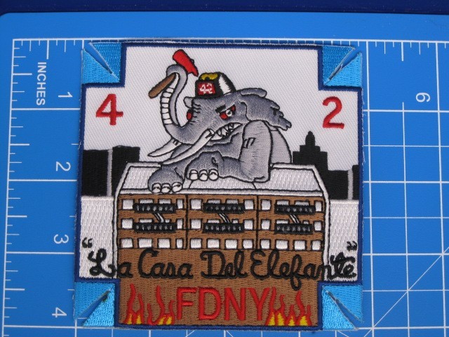 New York City Fire Department-FDNY Ladder 42 patch