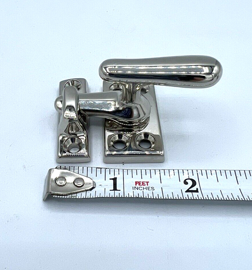 Rejuvenation Hardware Casement Window Lock Polished Nickel C 3867 SKU 4525558