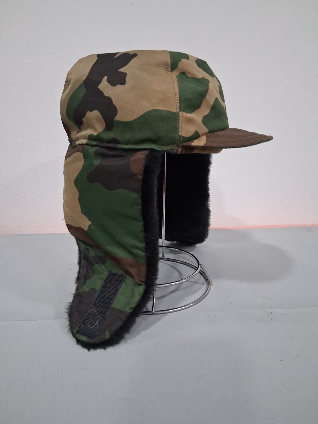 Vintage Goretex Trapper Hat Cap Thinsulate Camouflage Hunting 80s USA