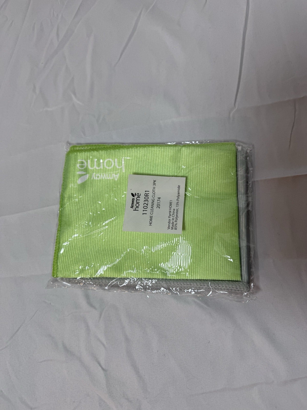 Amway Home Cleaning Cloths 3-Pack – Sealed – 85% Polyester / 15% Polyamide Blend