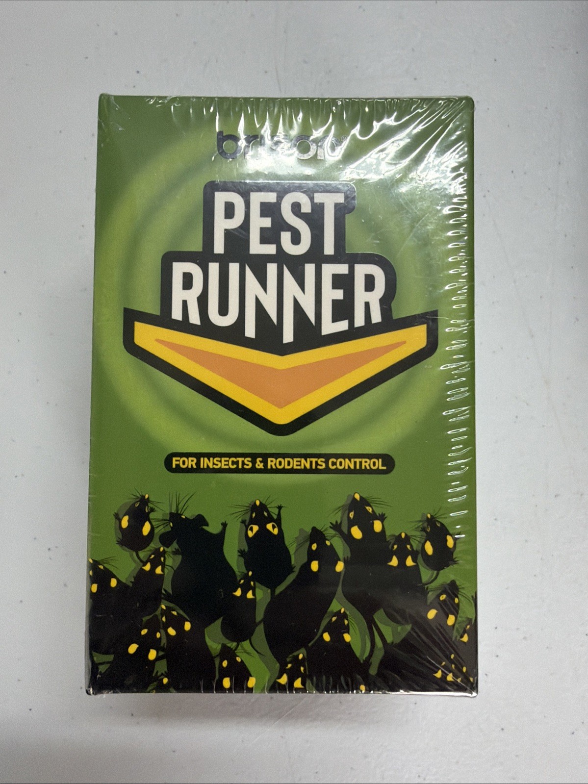 Brison Pest Runner - Insect and Rodent Control - Ultrasonic - 2 Pack New