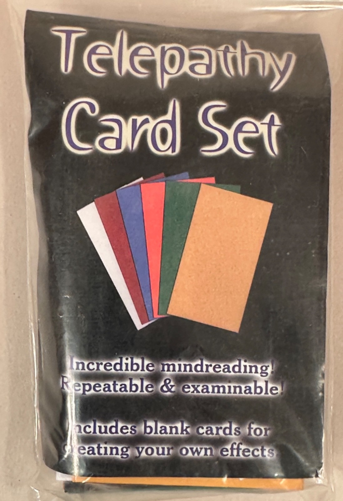 Telepathy Color Card Set, Mind-Reading Miracle