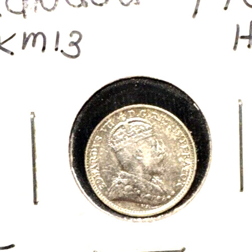 Canada 1903 H five cents KM 13 XF