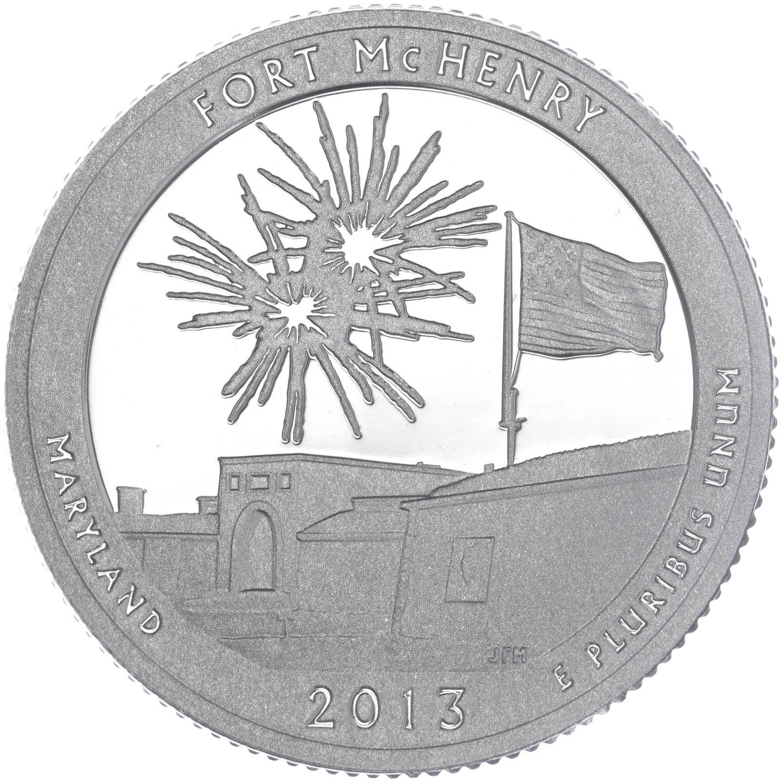 2013 S National Parks Quarter Fort McHenry Gem DCam Proof CN-Clad See Pics Q879