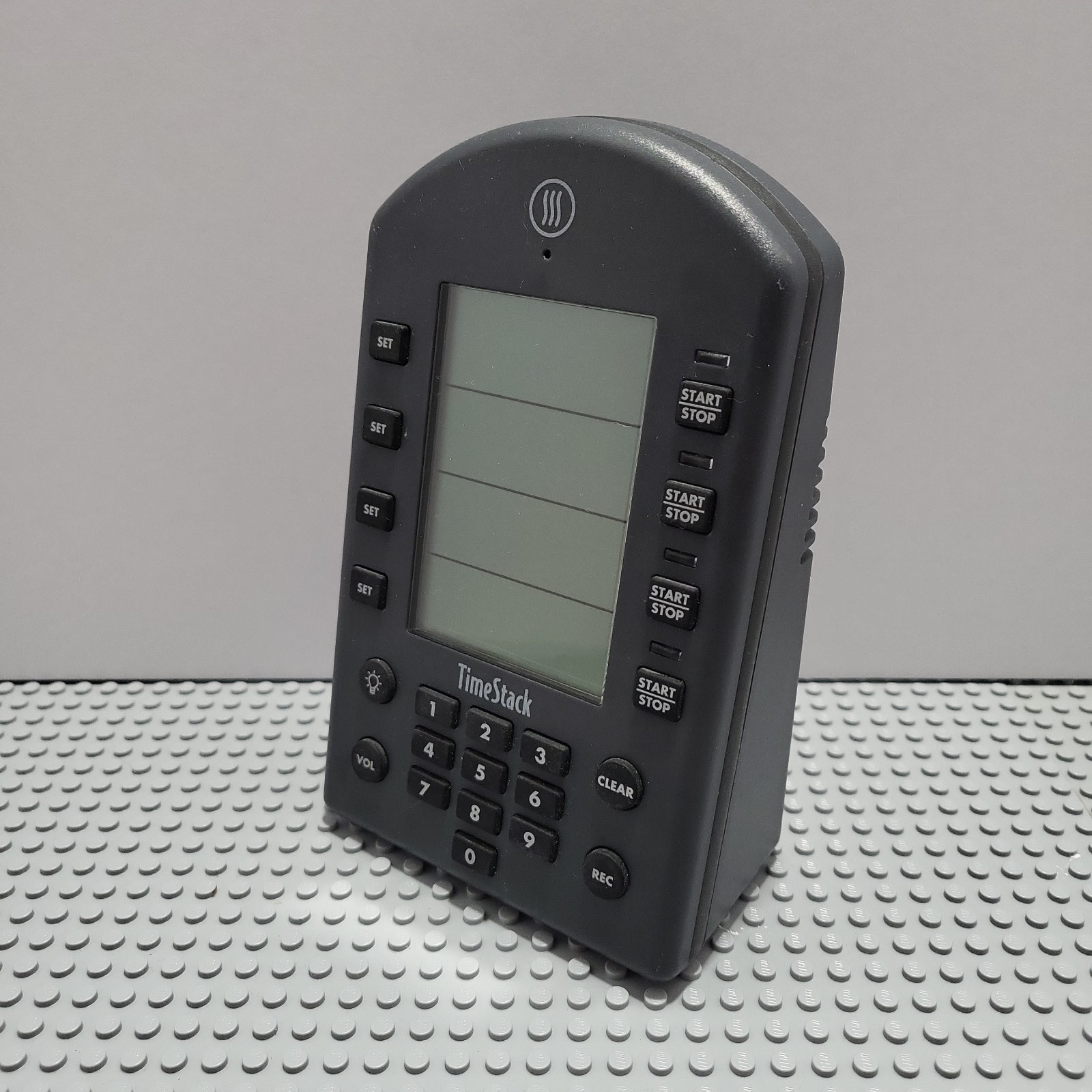 ThermoWorks TimeStack 4 Timers In One Record Voice Alarm Backlit Display GRAY