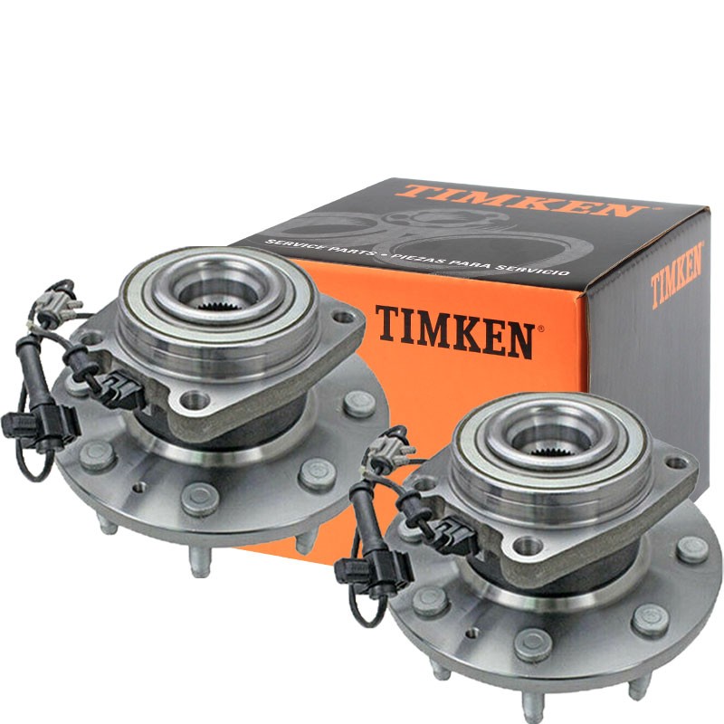 4WD TIMKEN Front Wheel Bearing Hub Pair for GMC Sierra Silverado 2500 3500 HD