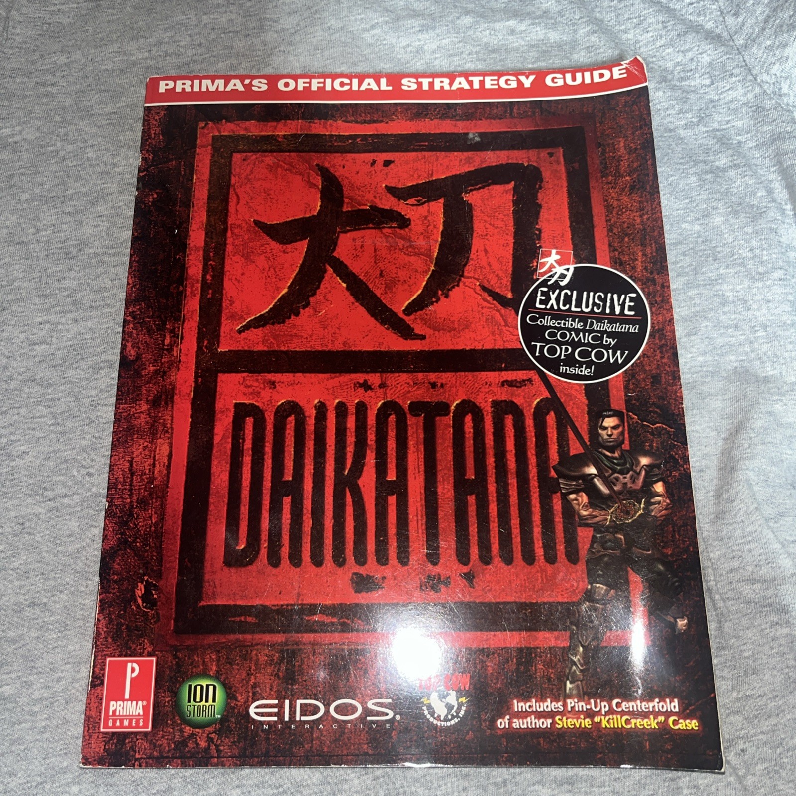 Daikatana PRIMA Official Strategy Guide COMIC included No Poster