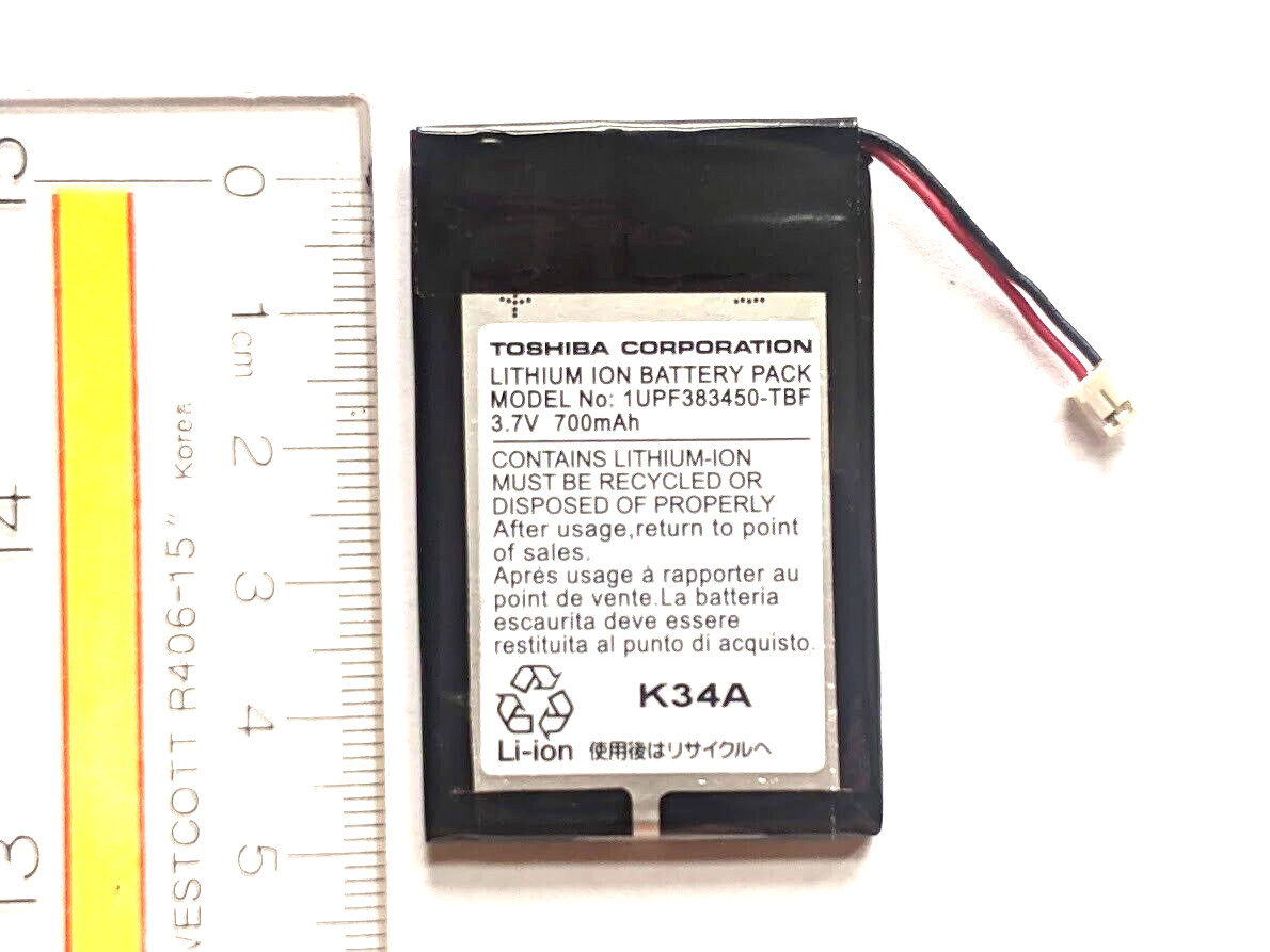 2 x Original Toshiba Gigabeat S60/S30/MES60V/S30V New Battery 1UPF383450-TBF