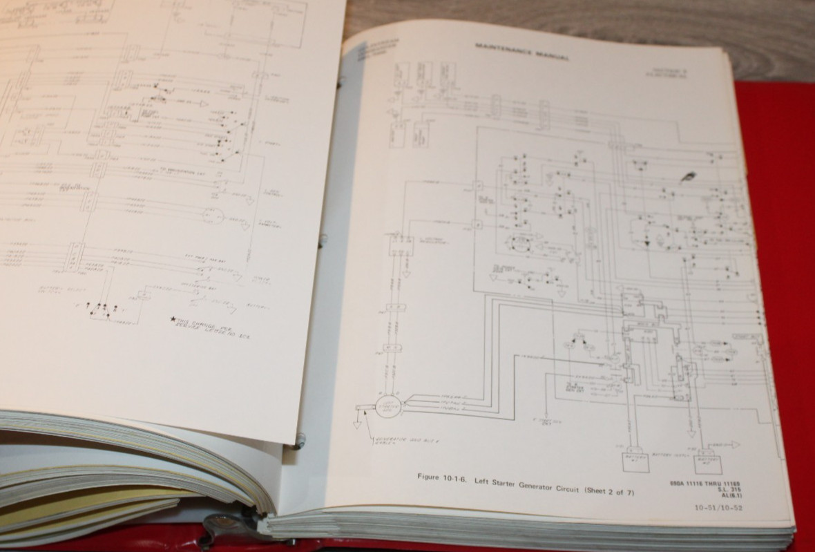 GULFSTREAM COMMANDER 690 A/B MAINTENANCE Manual 1982