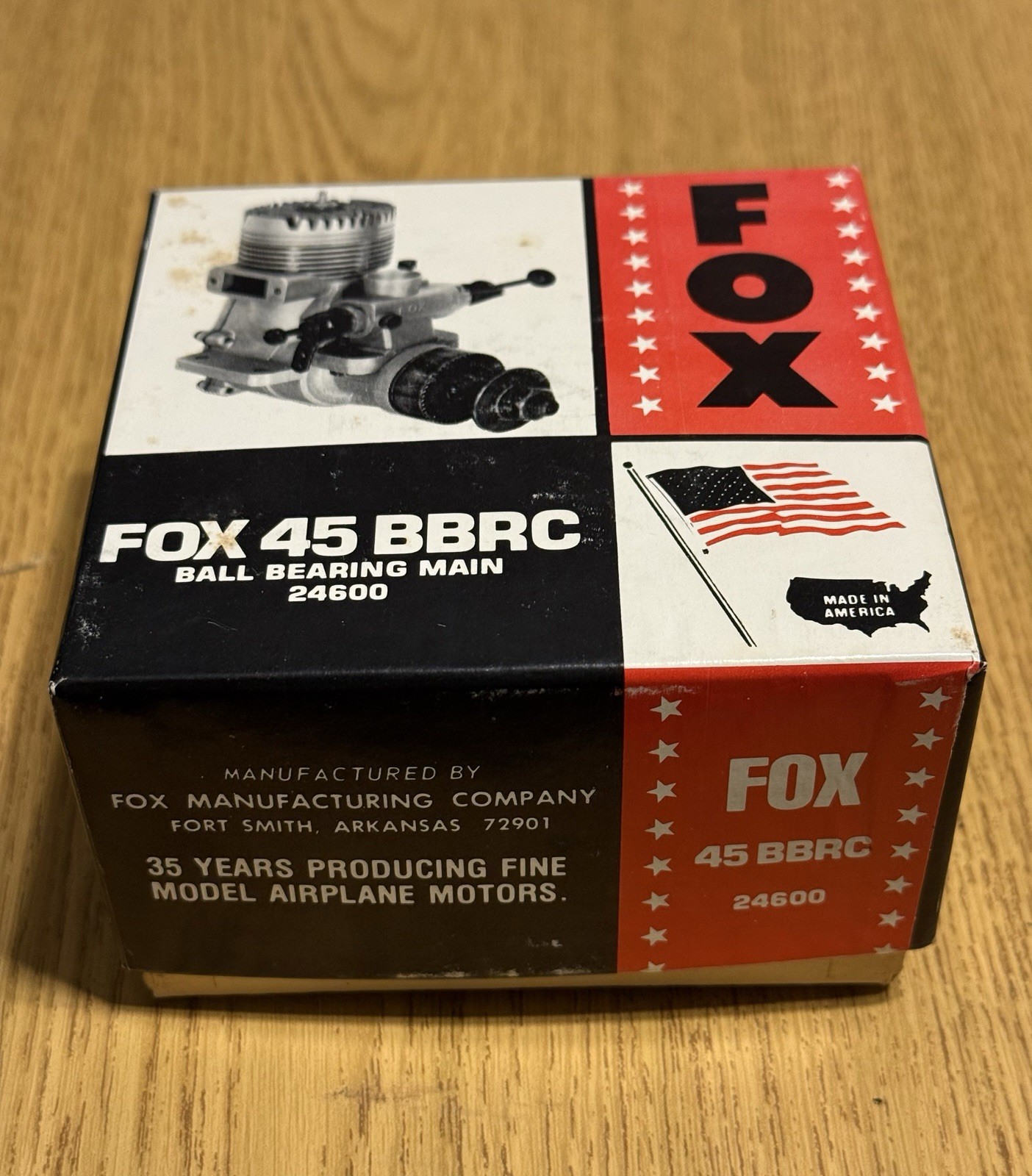 Vintage FOX 45 BBRC 24600 Engine New Looking new in box RC plane