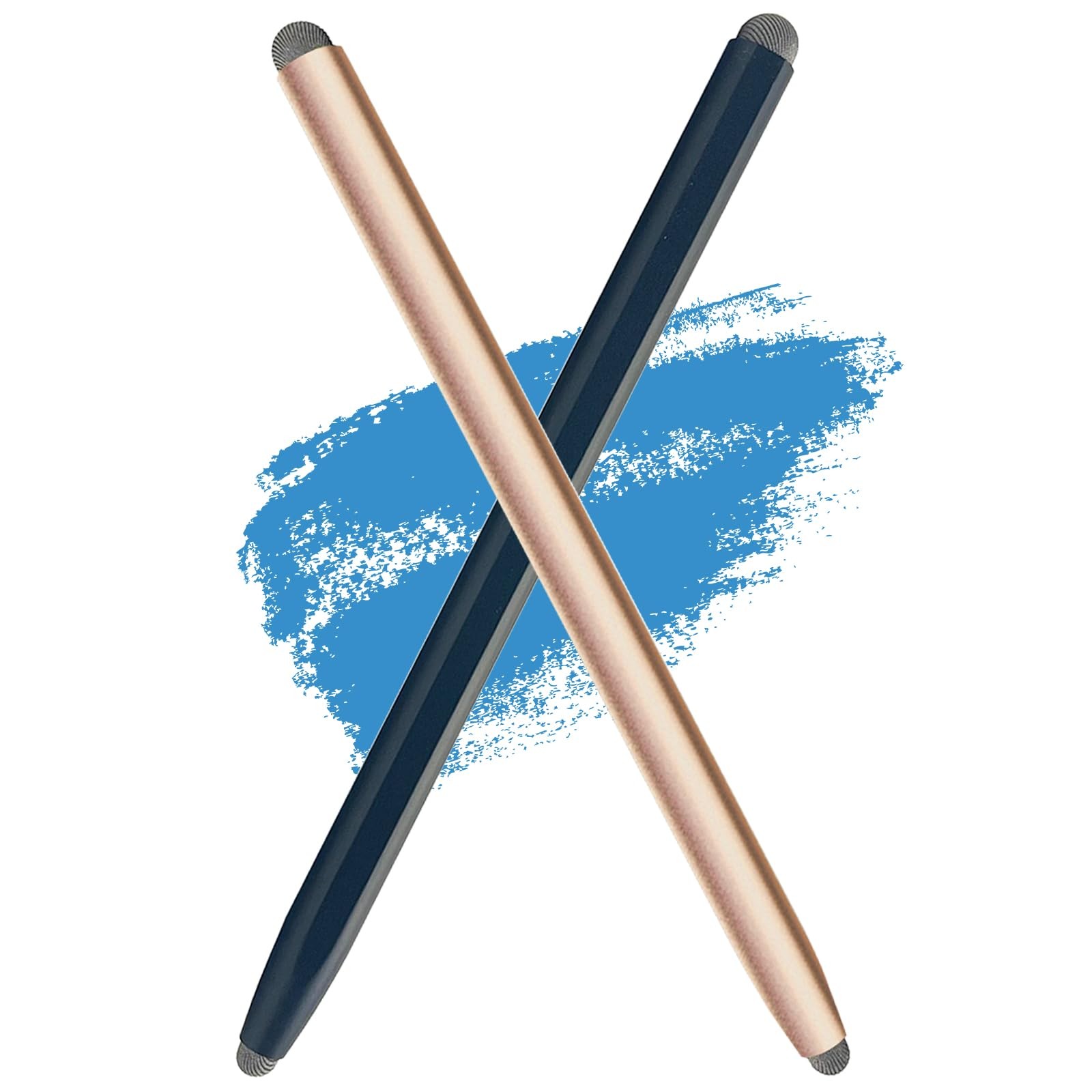 2-in-1 Stylus Pen with Magnetic Feature, 2 Sizes of Mesh Tips - Compatible