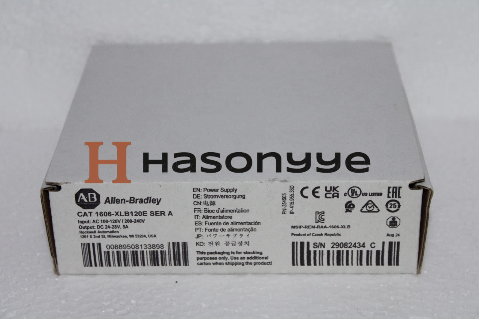 1PC NEW Factory Sealed Allen-Bradley 1606-XLB120E Power Supply 1606XLB120E
