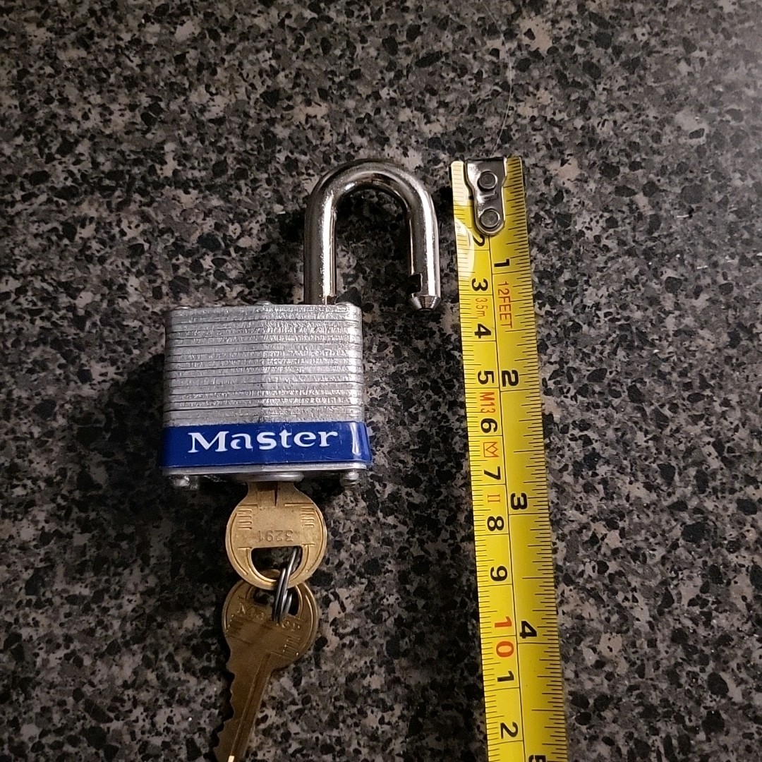 3 Master Lock No.3 Padlocks Keyed DIFFERENT