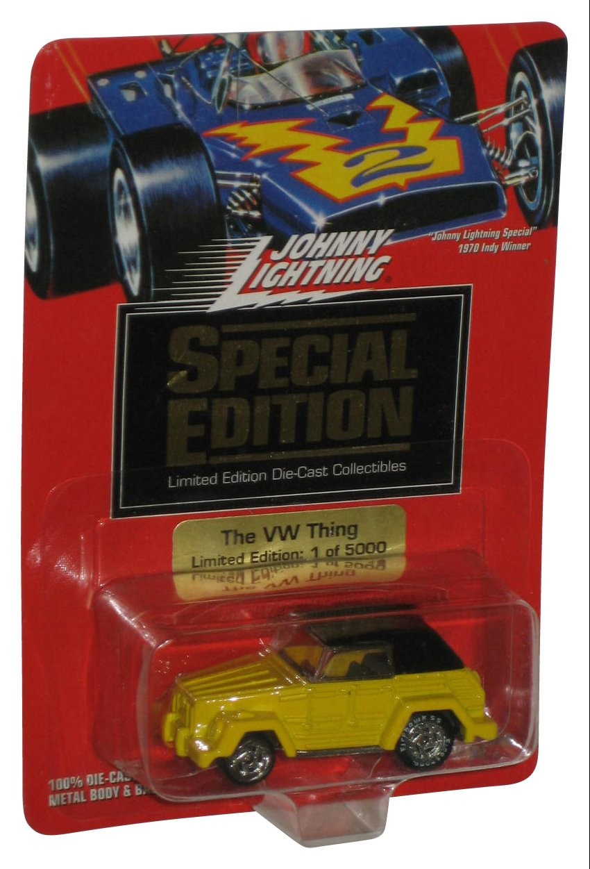 Johnny Lightning Special Limited Edition (1994) The VW Thing Yellow Toy Car