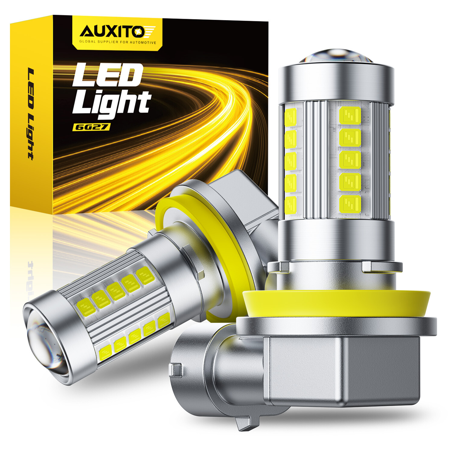 LED Fog Light Bulbs H8 H16 H11 Fog Light Bulb White 6500K High Power DRL Lamps P