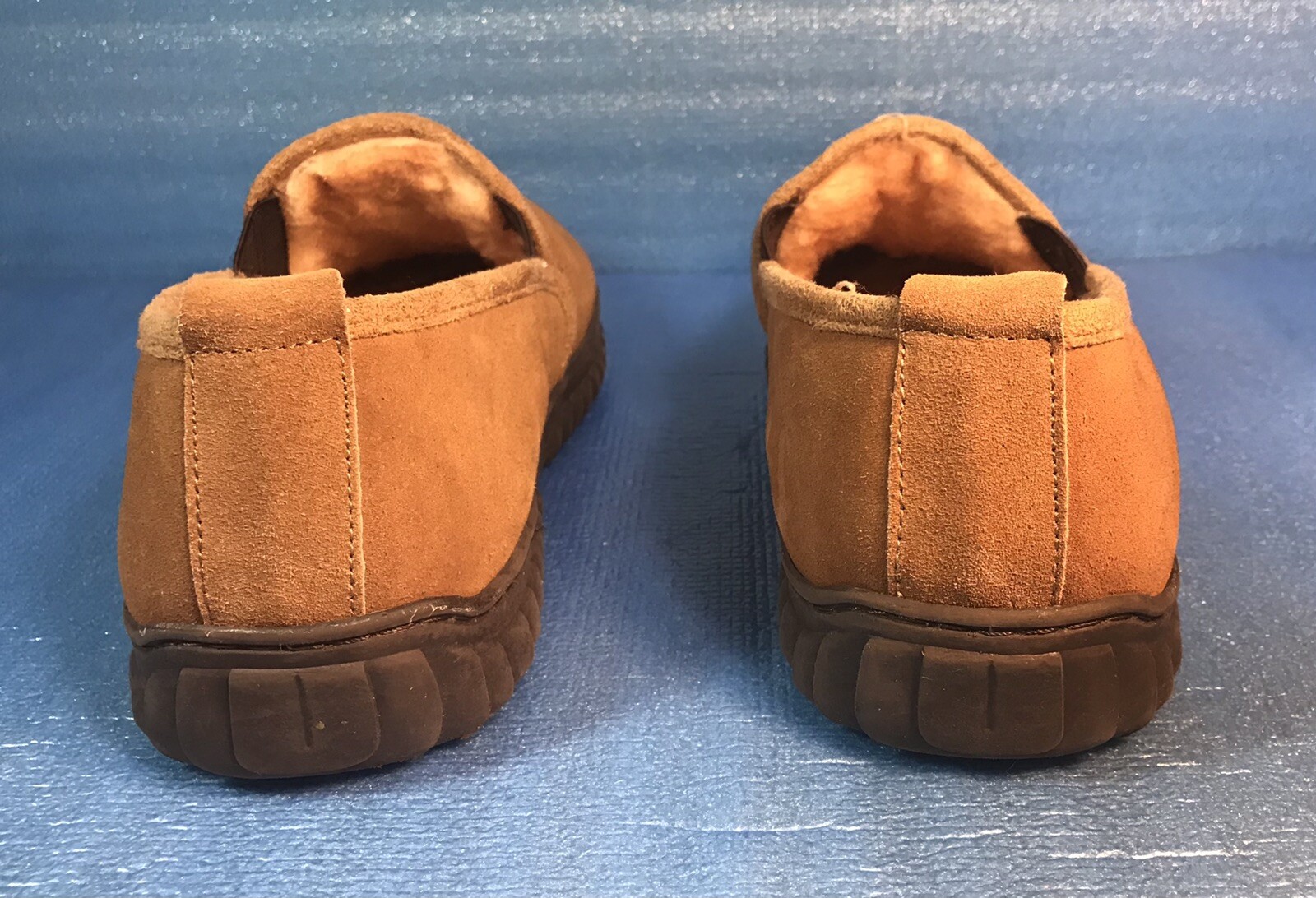 RedHead Men’s Lodge Moc Indoor Outdoor Genuine Suede Slippers Sz 14 M