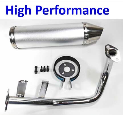 TaoTao  New Speed & New Speedy 50 GY6-50 High Performance Exhaust