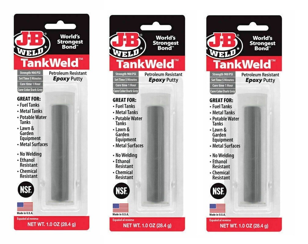 J-B Weld 8217 Tank Weld Gas Tank Repair - 1 oz. 3 PACK