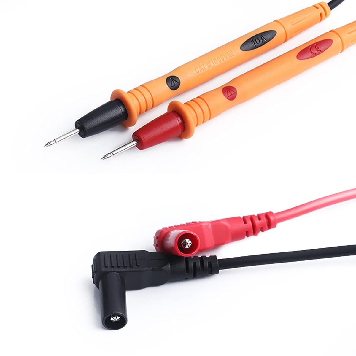 Digital Multimeter Test Leads 1000V 20A Sharp Probe Extension Clamp Tester Acces