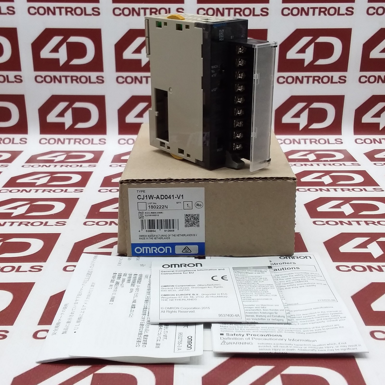 CJ1W-AD041-V1 | Omron | Analog Input Module, 4 Point, 4-20mA, Opened