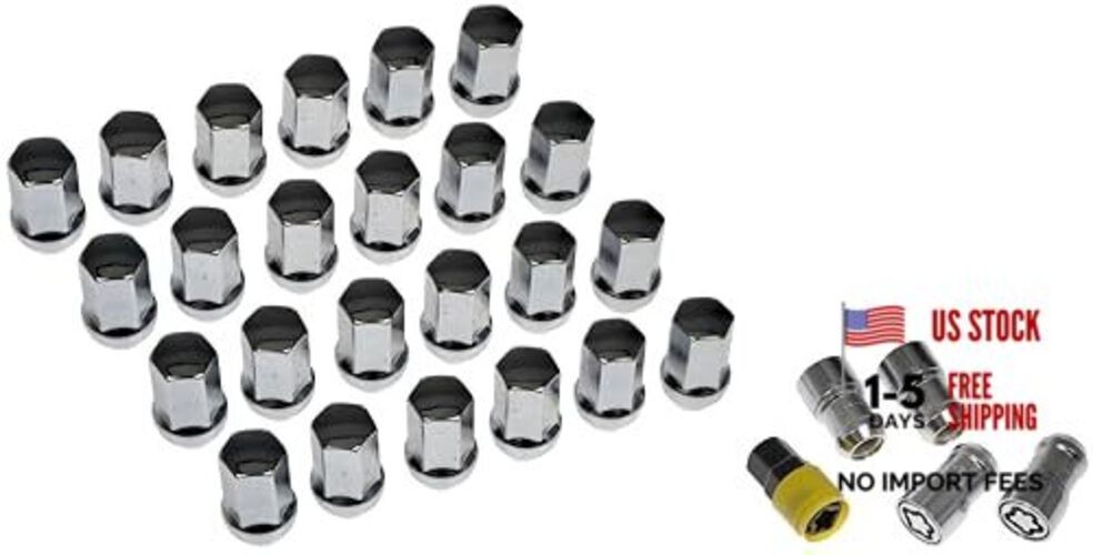 Wheel Nut Kit M14-1.50 Flattop Nut-22mm Hex, 44.5 mm Length with 611-236FK