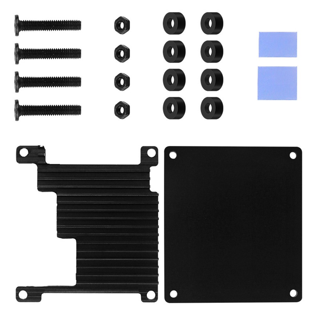 1PC New Black Passive Cooling Heat Sinks Case Accessory Fit for Orange Pi Zero 3