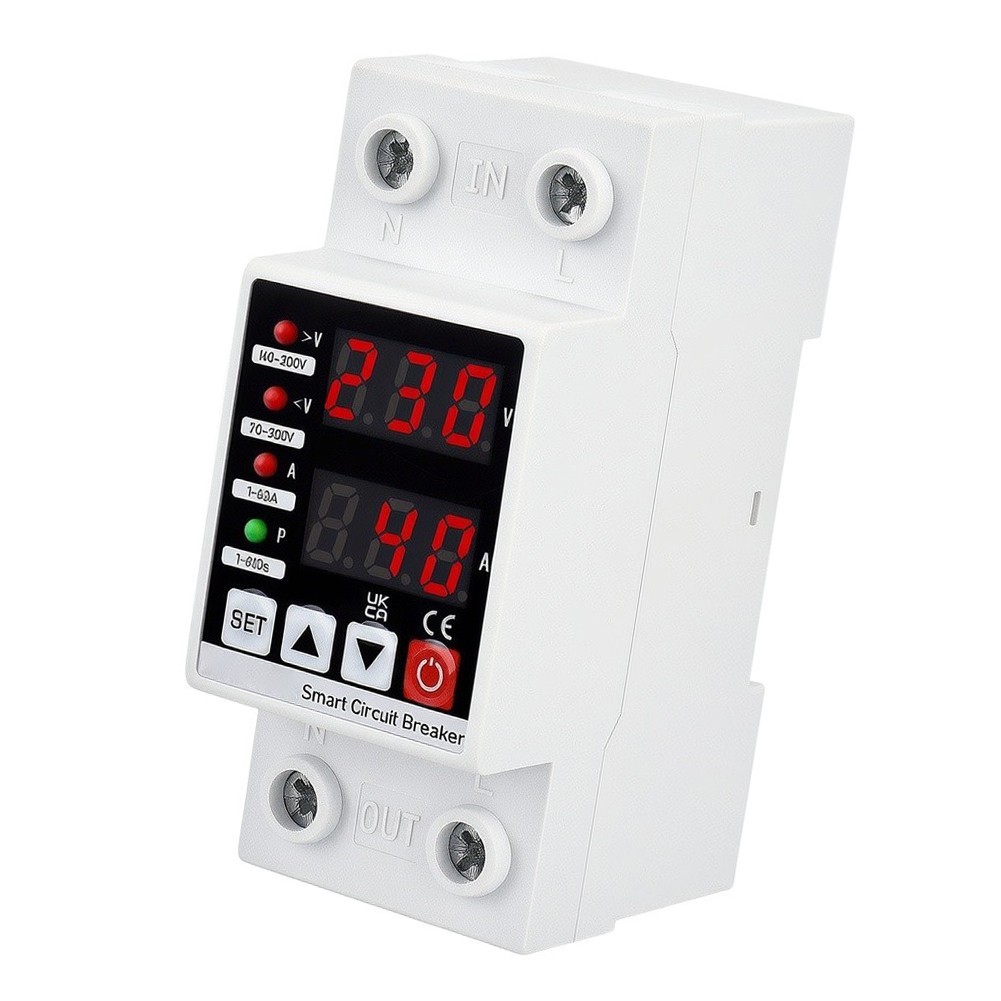 for Circuit Breaker 63A Overvoltage and Undervoltage Protection AC220V 110V
